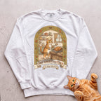 Personalized Chef's Kitchen Cat Sweatshirt - White