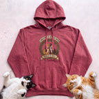 Personalized Christmas Is Better With Cats Hoodie - Crimson
