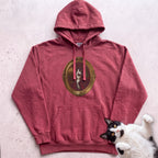 Personalized Count Vampire Cat Hoodie - Crimson