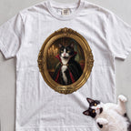 Personalized Count Vampire Cat T-Shirt - White