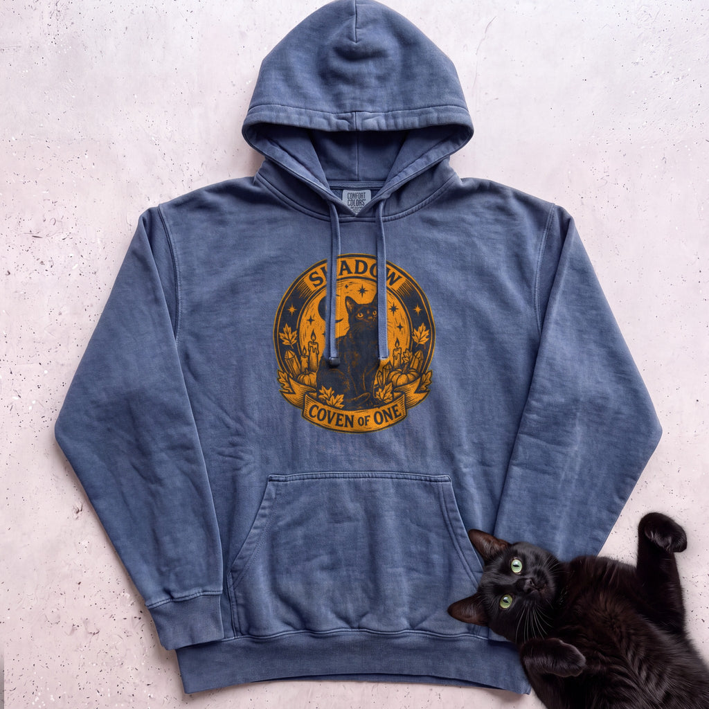 Personalized Coven of One Cat Hoodie - Denim
