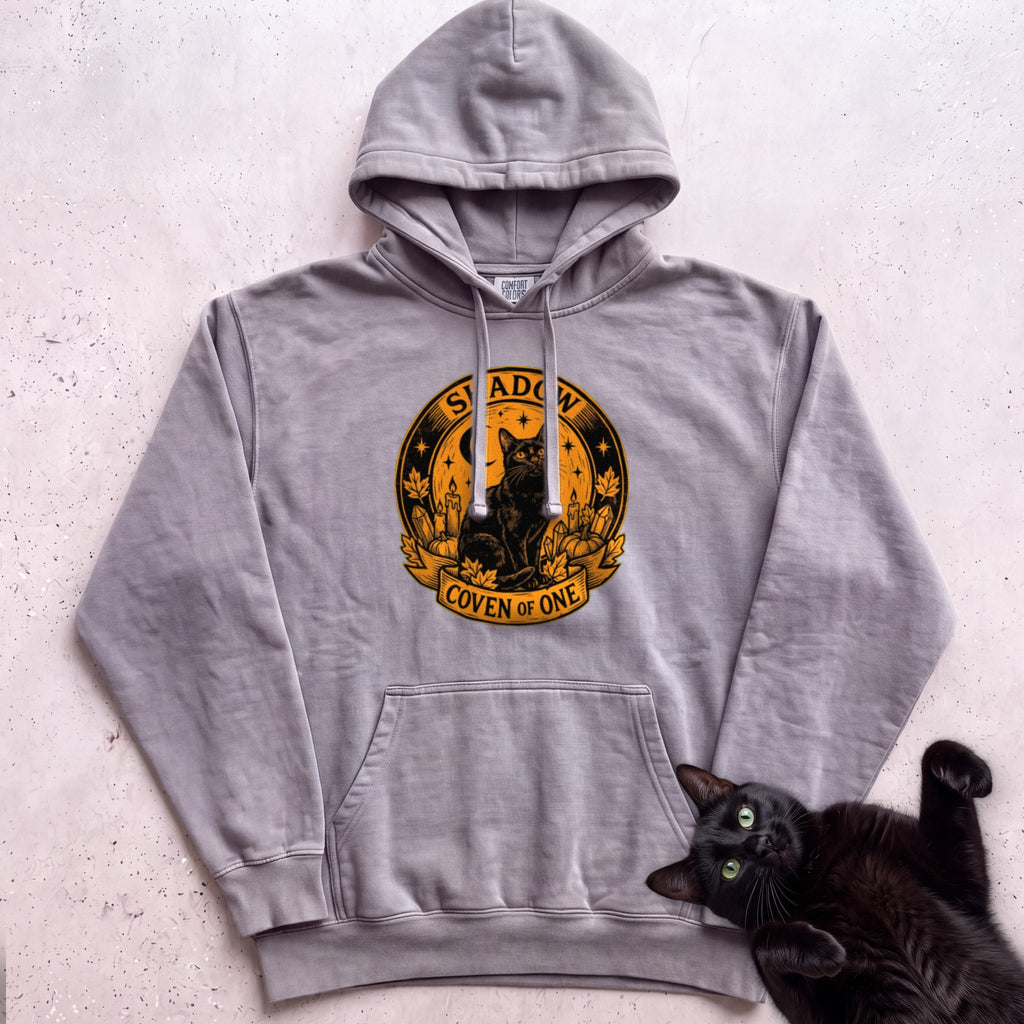Personalized Coven of One Cat Hoodie - Grey