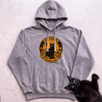 Personalized Coven of One Cat Hoodie - Grey