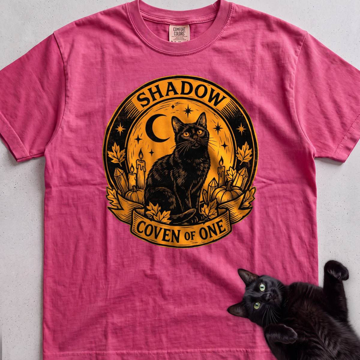 Personalized Coven of One Cat T-Shirt - Crunchberry