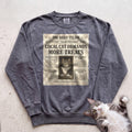 Personalized Custom Cat Newspaper Sweatshirt - Pepper
