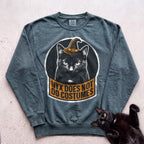 Personalized Does Not Do Costumes Cat Sweatshirt - Blue Spruce