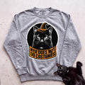 Personalized Does Not Do Costumes Cat Sweatshirt - Grey