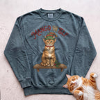 Personalized Elf Cat Sweatshirt - Blue Spruce