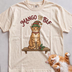 Personalized Elf Cat T-Shirt - Ivory