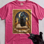 Personalized Familiar Tarot Cat T-Shirt - Crunchberry