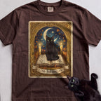 Personalized Familiar Tarot Cat T-Shirt - Espresso