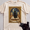 Personalized Familiar Tarot Cat T-Shirt - Ivory