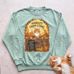 Personalized Farm Stand Cat Sweatshirt - Light Green
