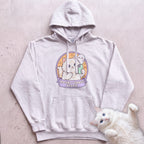 Personalized Ghost Bestie Selfie Cat Hoodie - White