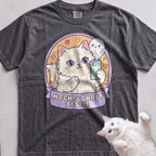 Personalized Ghost Bestie Selfie Cat T-Shirt - Pepper