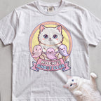 Personalized Ghost Club Cat T-Shirt - White