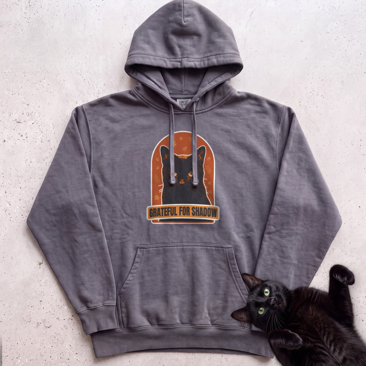 Personalized Grateful For Cat Hoodie - Pepper