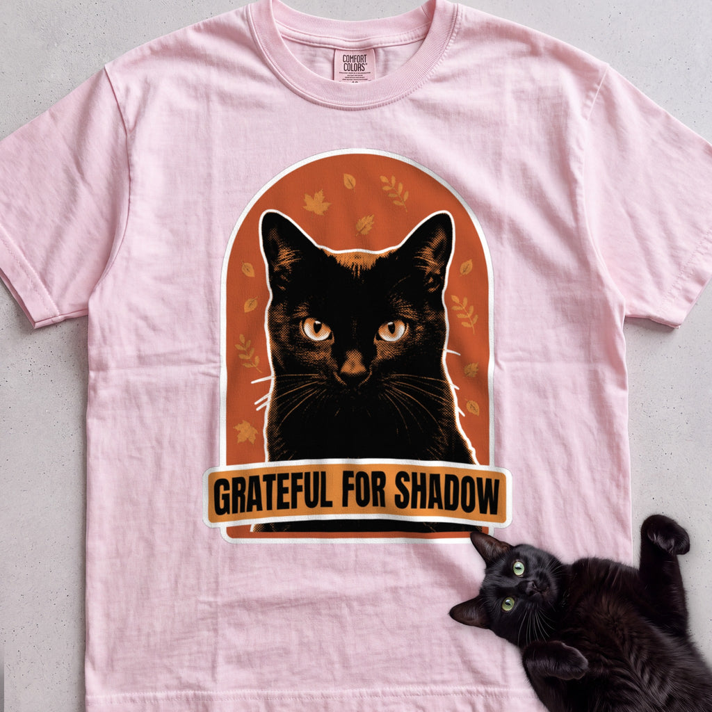 Personalized Grateful For Cat T-Shirt - Blossom