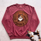 Personalized Harvest 2026 Cat Sweatshirt - Crimson