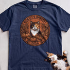 Personalized Harvest 2026 Cat T-Shirt - True Navy
