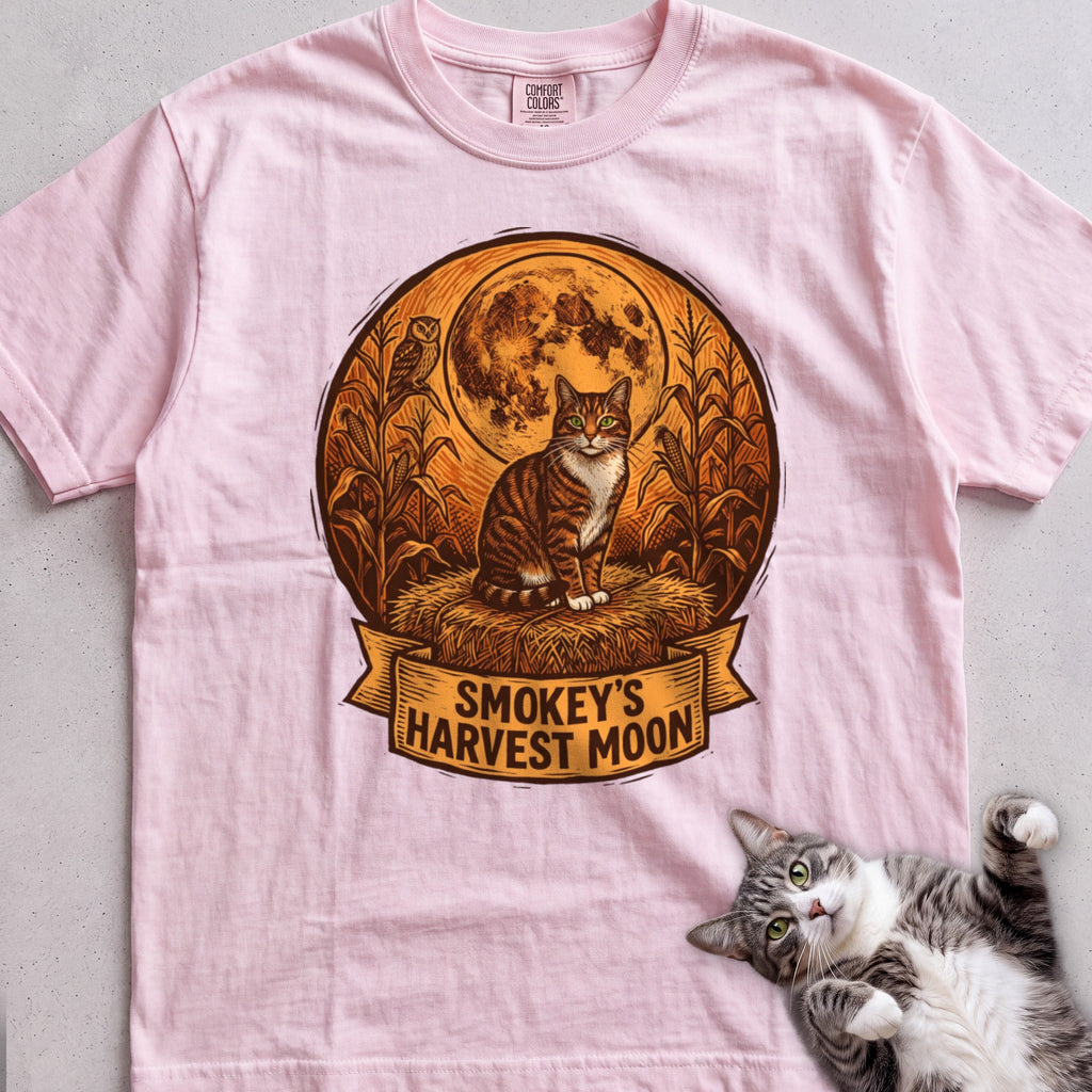 Personalized Harvest Moon Cat T-Shirt - Blossom