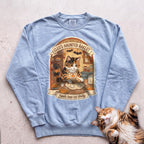 Personalized Haunted Bakery Cat Sweatshirt - Chambray