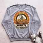 Personalized Hayride Co. Cat Sweatshirt - Grey