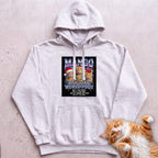 Personalized Holiday World Tour Cat Hoodie - White