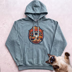 Personalized Hot Cider Bar Cat Hoodie - Seafoam