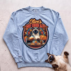 Personalized Hot Cider Bar Cat Sweatshirt - Chambray