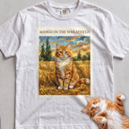 Personalized In the Wheatfield Cat T-Shirt - White