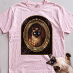 Personalized Is Watching Haunted Portrait Cat T-Shirt - Blossom