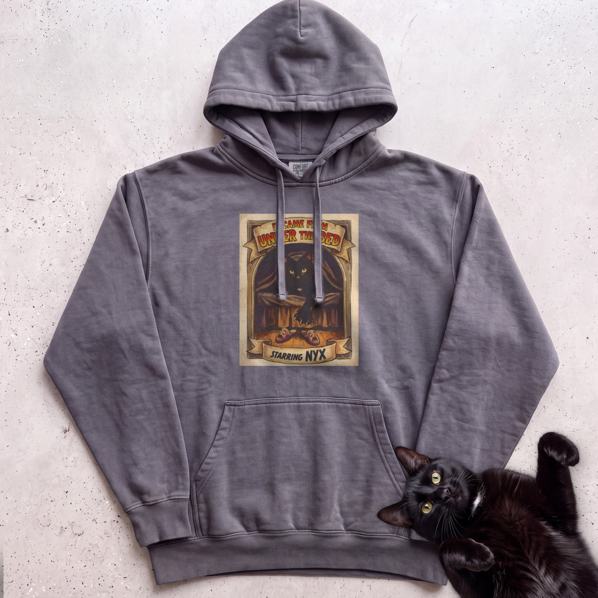 Personalized It Came From Under the Bed Cat Hoodie - Pepper