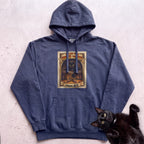 Personalized It Came From Under the Bed Cat Hoodie - True Navy