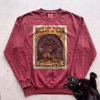 Personalized It Came From Under the Bed Cat Sweatshirt - Crimson
