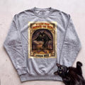 Personalized It Came From Under the Bed Cat Sweatshirt - Grey