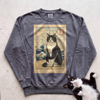 Personalized Japanese Style Design Cat Sweatshirt - Pepper