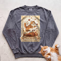 Personalized Leaf Pile Cat Sweatshirt - Pepper