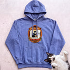 Personalized Leftovers Do Not Touch Cat Hoodie - Flo Blue