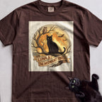Personalized Midnight Forest Cat T-Shirt - Espresso