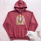 Personalized Not a Turkey Cat Hoodie - Crimson