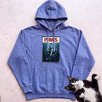 Personalized PAWS Cat Hoodie - Flo Blue