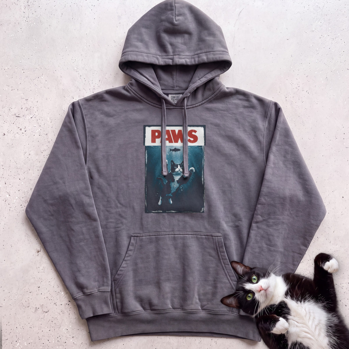 Personalized PAWS Cat Hoodie - Pepper