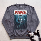 Personalized PAWS Cat Sweatshirt - Pepper