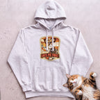 Personalized Pie First Diner Cat Hoodie - White