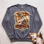 Personalized Pie First Diner Cat Sweatshirt - Pepper