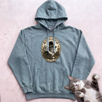 Personalized Pilgrim Cat Hoodie - Seafoam