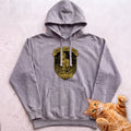 Personalized Scarecrow Cat Hoodie - Grey