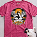 Personalized Skeleton Swing Cat T-Shirt - Crunchberry