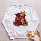 Personalized Special Delivery Cat Sweatshirt - White